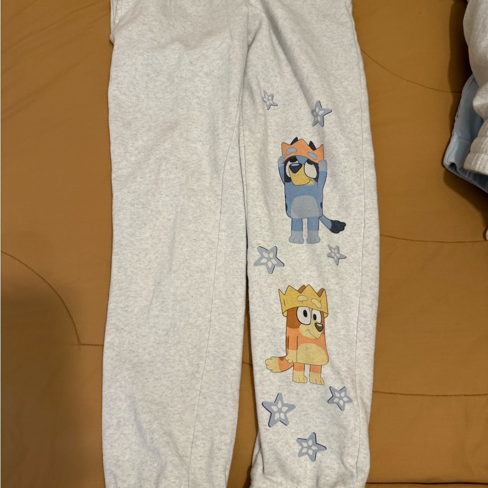 Kids' Gray Bluey Sweatpants